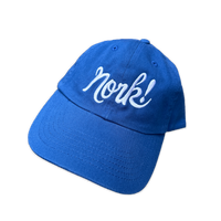 Nork! Script Logo Dad Cap Royal Blue