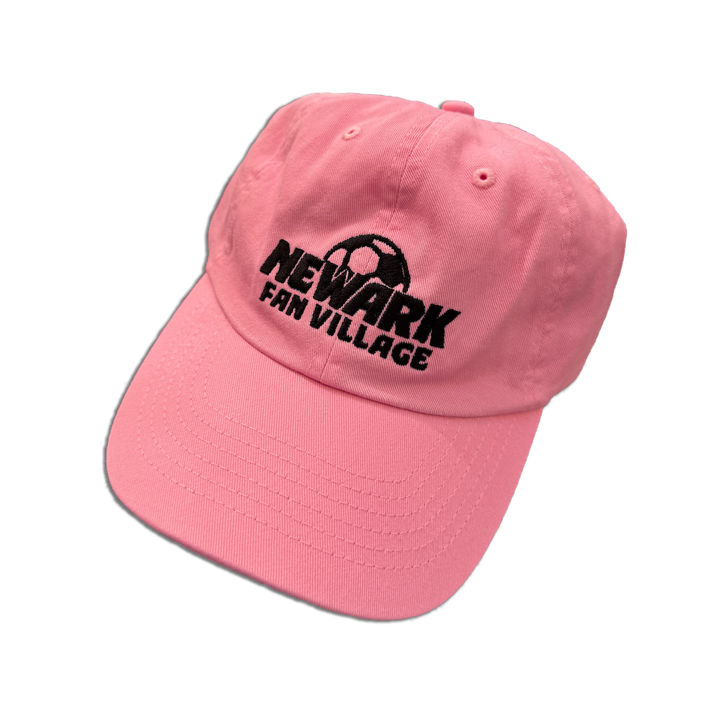 Newark Fan Village Logo Pink Dad Cap