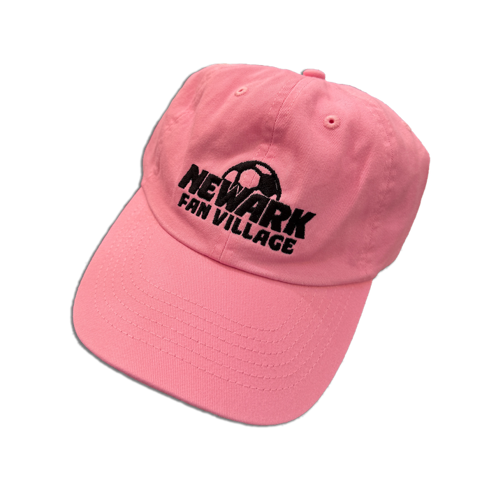 Newark Fan Village Logo Pink Dad Cap