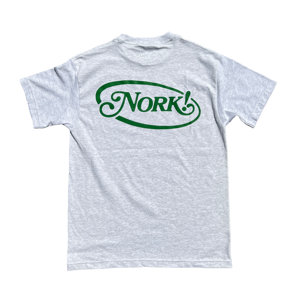 Nork! Shop Logo Tee Ash Grey