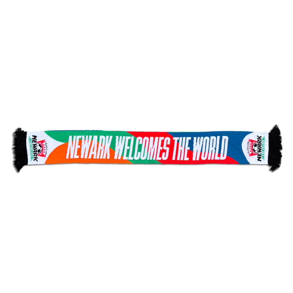 Newark Welcomes the World - Fan Village Commemorative Scarf