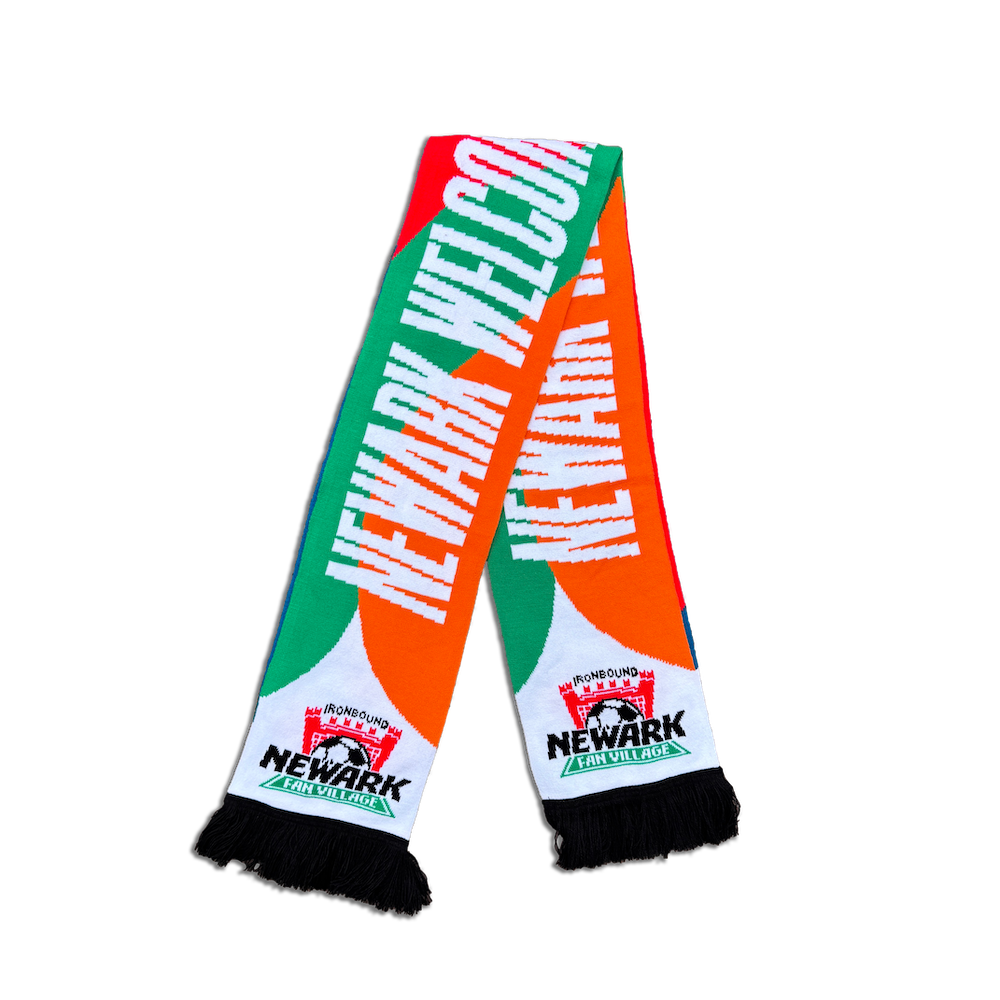 Newark Welcomes the World - Fan Village Commemorative Scarf