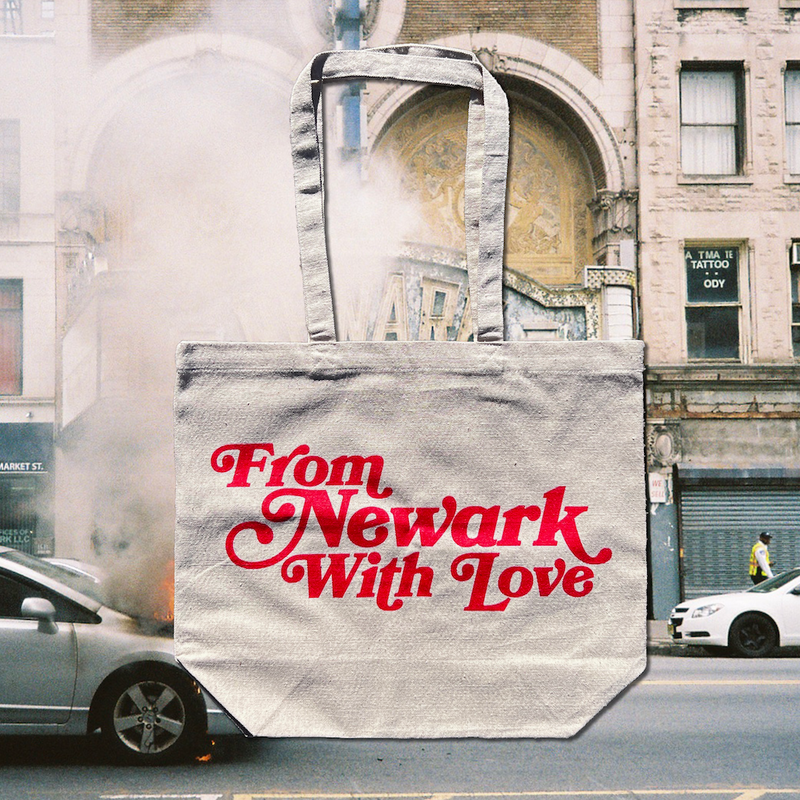 From Newark With Love Canvas Tote